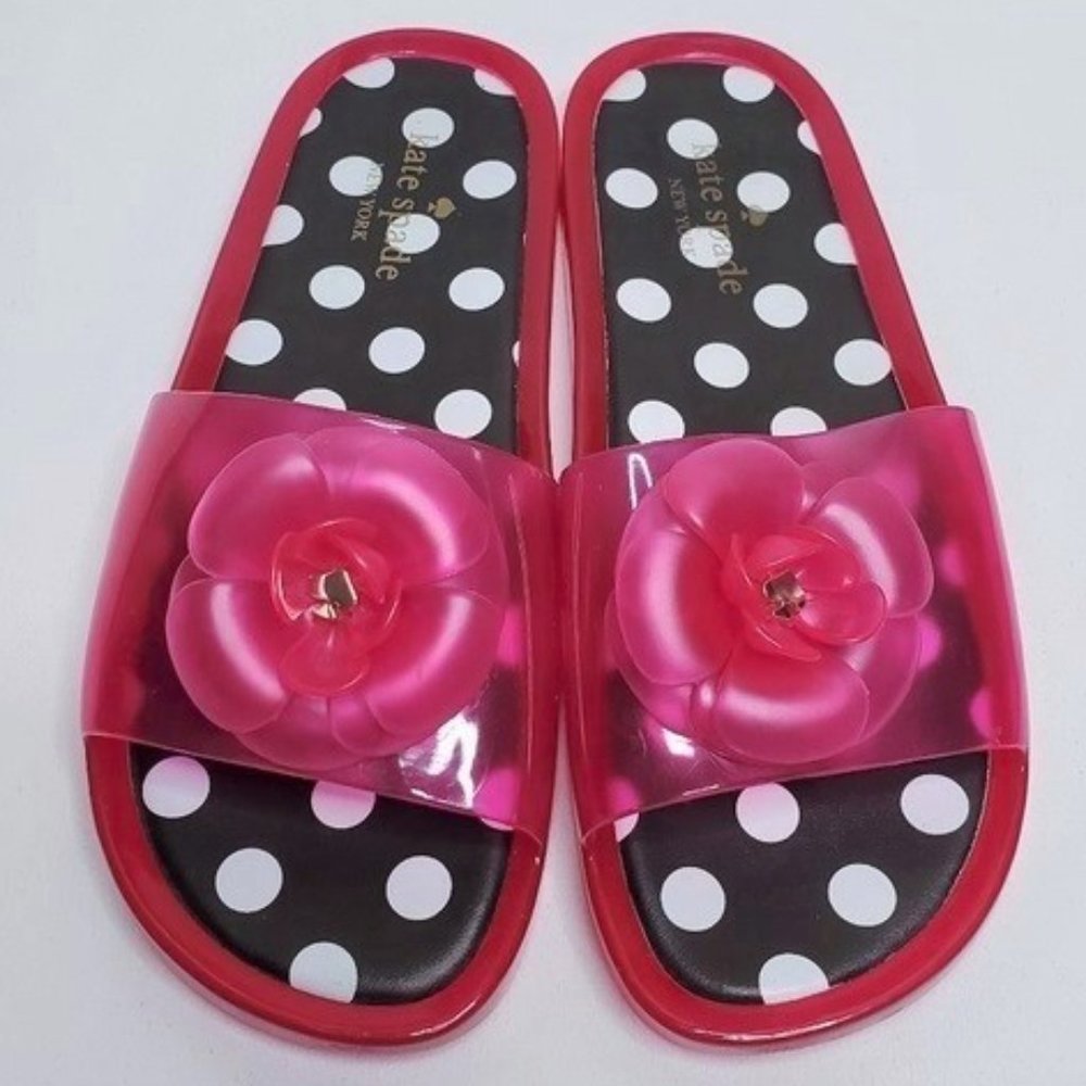 Kate Spade | Flower Swirl Jelly Sandal Slides